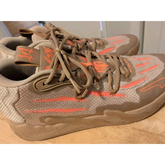 PUMA Melos Men’s Size 10 Basketball Shoes Gold and Pink Athletic Sneakers Mint main image 4